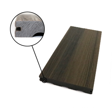 WPC M Type Half Solid Boards Co-Extrusion Waterproof Composite Wood Decking Stair Steps Tread WPC Outdoor Floor Exterior Terrace